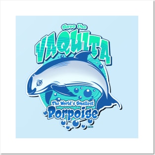 Save the Vaquita Porpoise Posters and Art